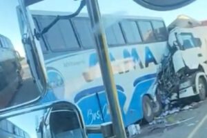 Accidente de tránsito en Macharetí