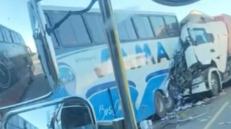 Accidente de tránsito en Macharetí