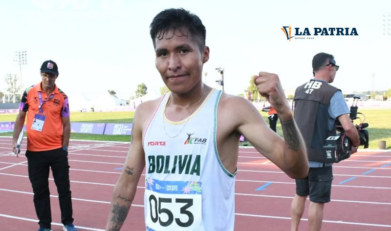 David Ninavia Mamani medalla de plata en 10 mil metros