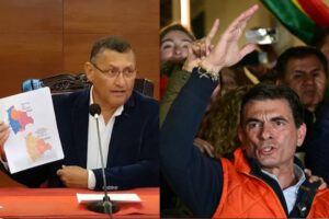 Rivalidad política en Tarija entre Montes y Paz Pereira