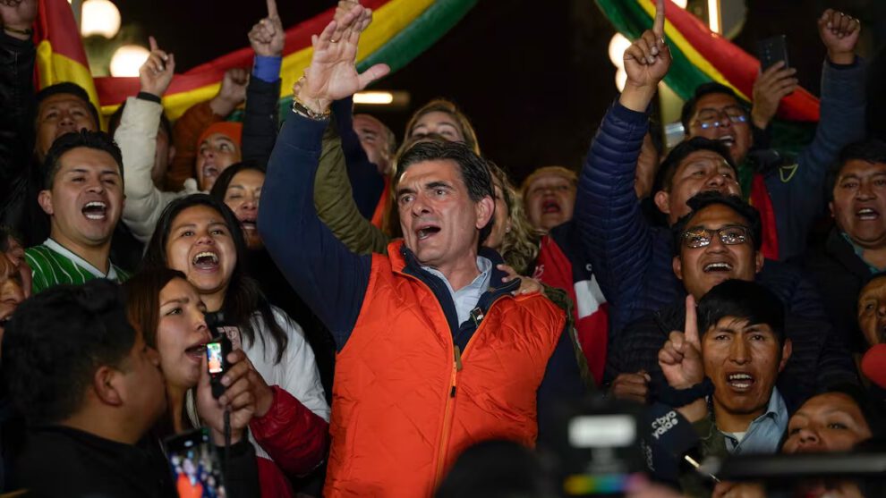 Victoria de Rodrigo Paz en las elecciones de Bolivia