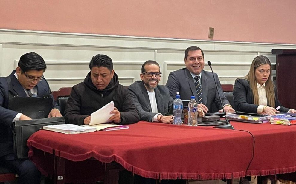 audiencia de situación jurídica de Luis Fernando Camacho y Marco Pumari