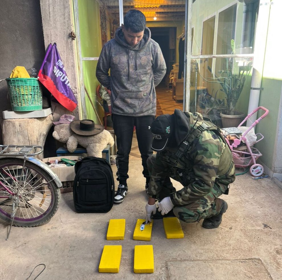 Aprehendido en Villazón por posesión de drogas