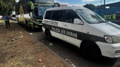 Accidente de motocicleta en Santa Cruz