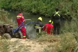 Cuerpo sin vida en el río Rocha