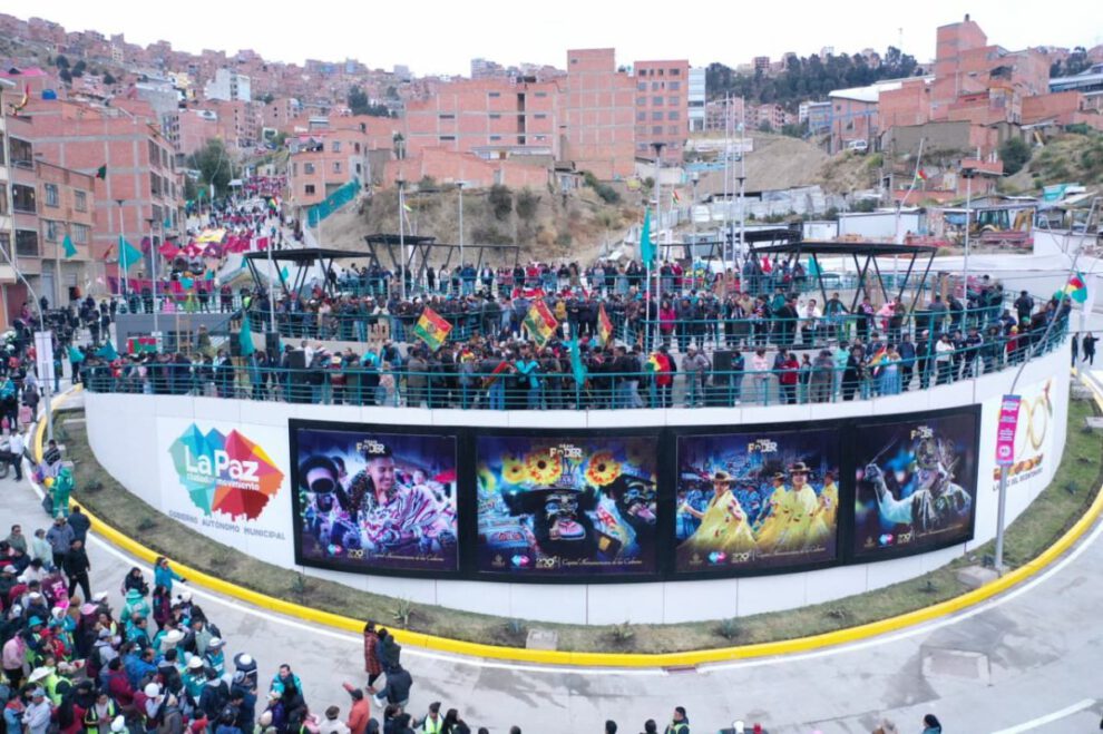 Avenida Apumalla inaugurada por la Alcaldía de La Paz