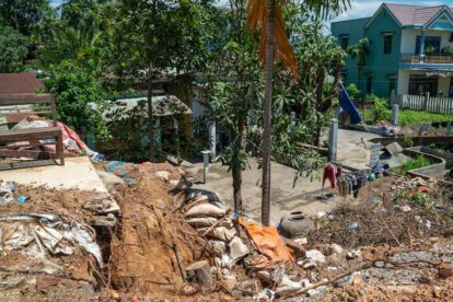 Tifón Kajiki causa inundaciones en Vietnam