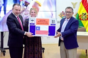 Vacunas contra el sarampión recibidas por Bolivia