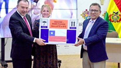 Vacunas contra el sarampión recibidas por Bolivia