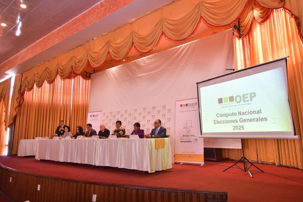 Resultados de las elecciones generales presentados por el TSE