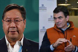 Reunión entre Luis Arce y Rodrigo Paz sobre la situación del país