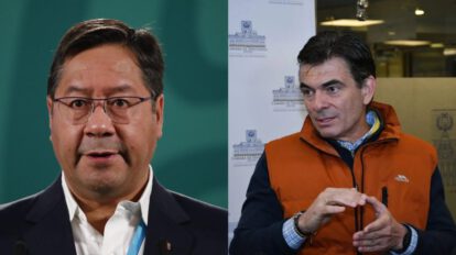 Reunión entre Luis Arce y Rodrigo Paz sobre la situación del país
