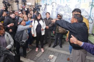 Enfrentamiento entre masistas y camachistas en el TDJ