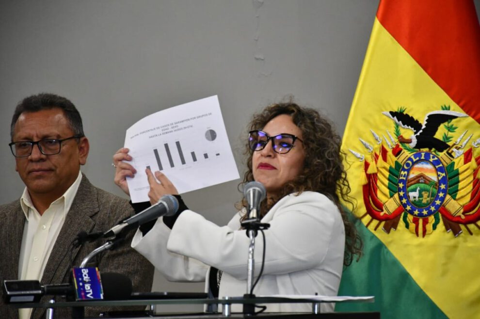 vacunas contra el sarampión anunciadas por la ministra de Salud