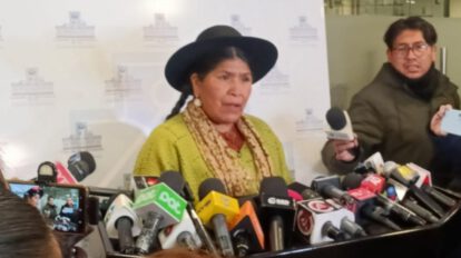 Diputada Toribia Lero sobre la situación política en Bolivia