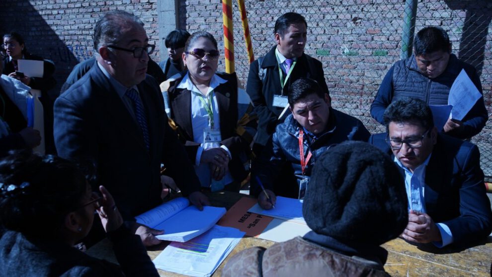 Visita carcelaria Oruro para evaluar derechos de los internos