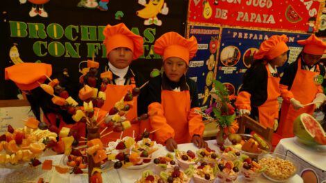 Kioscos escolares saludables en Oruro