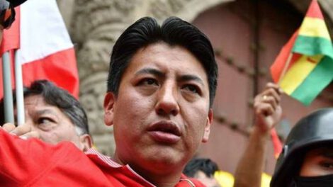 Marco Antonio Pumari en audiencia judicial por quema del TED Potosí