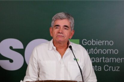 Renuncia de Luis Fernando Menacho en la Gobernación de Santa Cruz