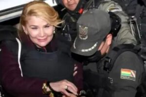 La expresidente Jeanine Añez en el caso Sacaba