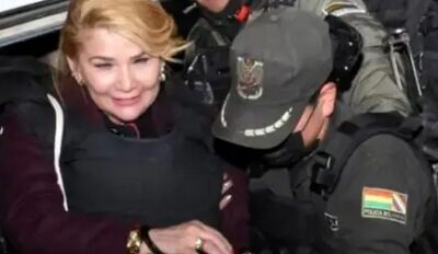 La expresidente Jeanine Añez en el caso Sacaba