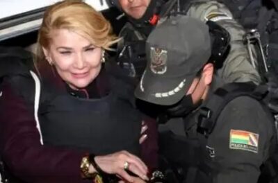 La expresidente Jeanine Añez en el caso Sacaba