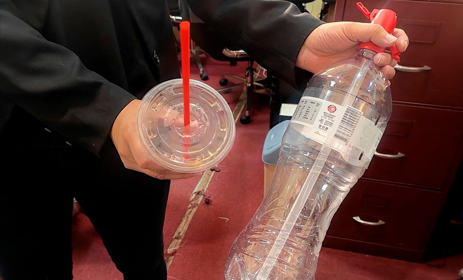 reducción de plásticos de un solo uso en La Paz