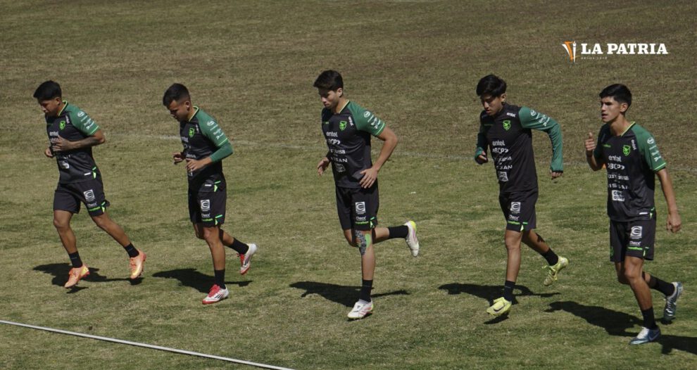 Miguel Terceros durante el entrenamiento de la Selección Nacional en el estadio Hernando Siles