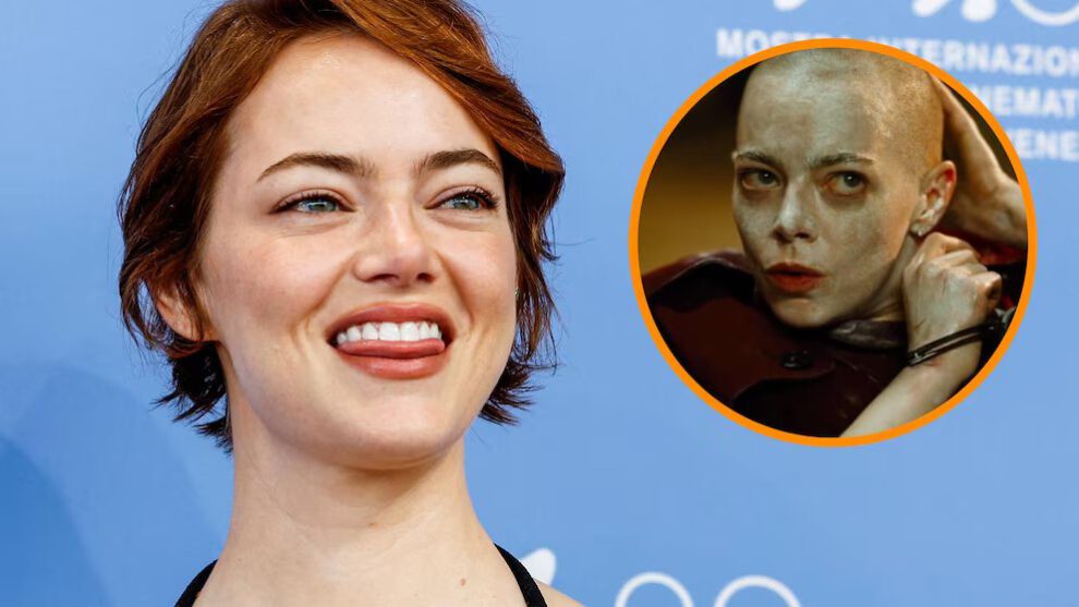 Emma Stone en Bugonia con nuevo look calvo