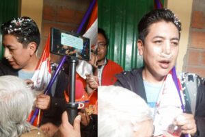 Marco Antonio Pumari sale del penal de Cantumarca