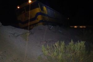 Descarrilamiento en Quillacas debido al robo de rieles