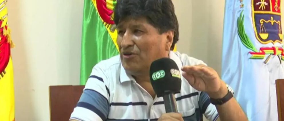Evo Morales acusa a Arce de pactar con la oposición
