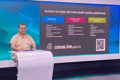 Censo de Población y Vivienda reporta cobertura del 99,99 % en Bolivia