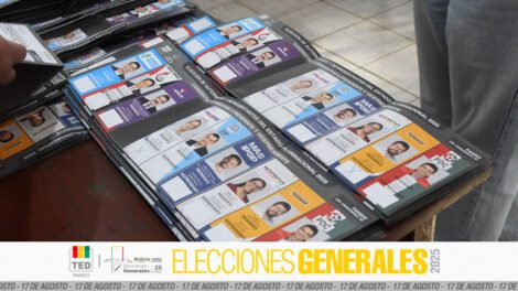 Sorteo de ubicación de partidos en la papeleta electoral