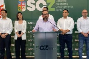 Gabinete de Camacho en Santa Cruz