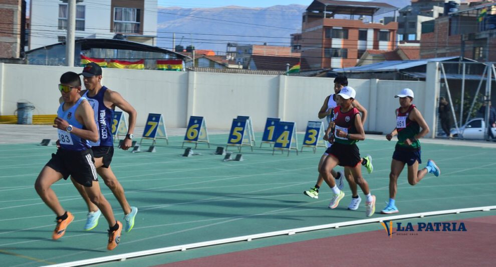 Deportistas orureños en atletismo U-20