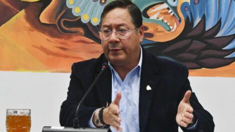Luis Arce, presidente de Bolivia