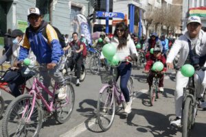 Día Nacional del Peatón en Oruro