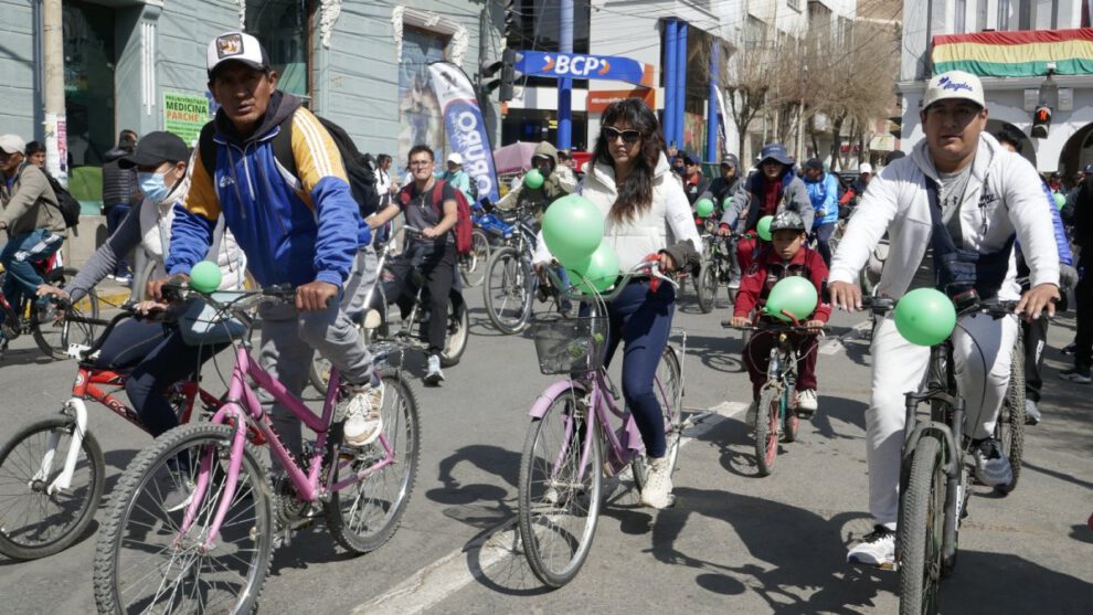 Día Nacional del Peatón en Oruro