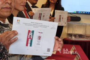 Papeleta electoral segunda vuelta con Rodrigo Paz y Tuto Quiroga