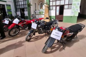 Robos de motocicletas en Sucre