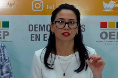 Yajaira San Martín como presidenta interina del TSE