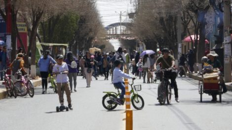 Día del Peatón y restricción vehicular en Oruro