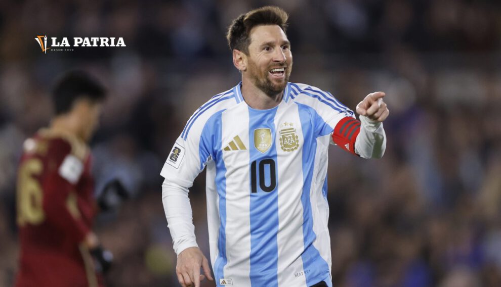 Messi doblete Argentina Venezuela