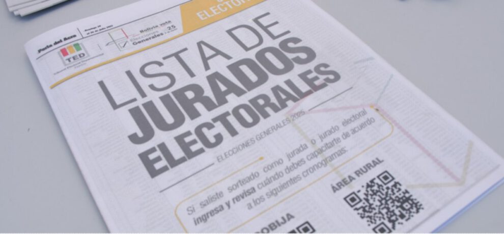 Sorteo de jurados electorales para el balotaje