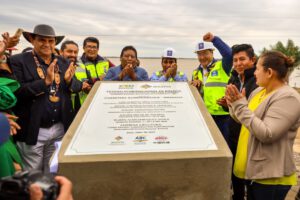 inauguración de obras en Bolivia por el presidente Luis Arce