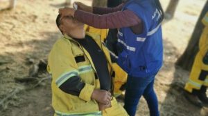 Atención médica incendios forestales