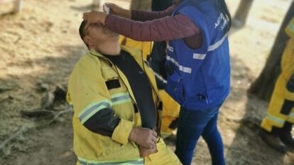 Atención médica incendios forestales