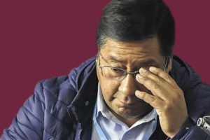 Luis Arce abandono mujer embarazada