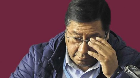 Luis Arce abandono mujer embarazada